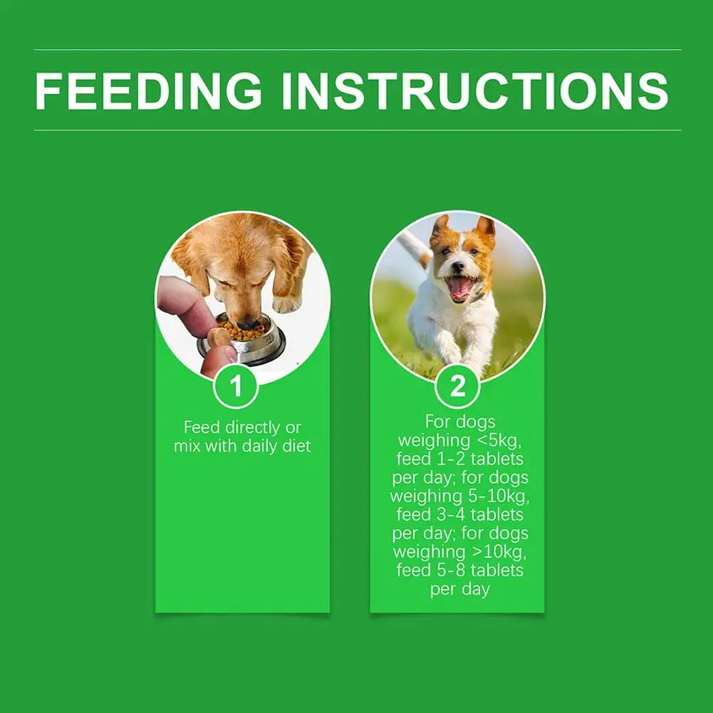 Dog Joint Care Tablets Pet Joint Support Supplement Boost Energy Relieve Pain Protect Cartilage For Senior Dogs Pet Supplies
