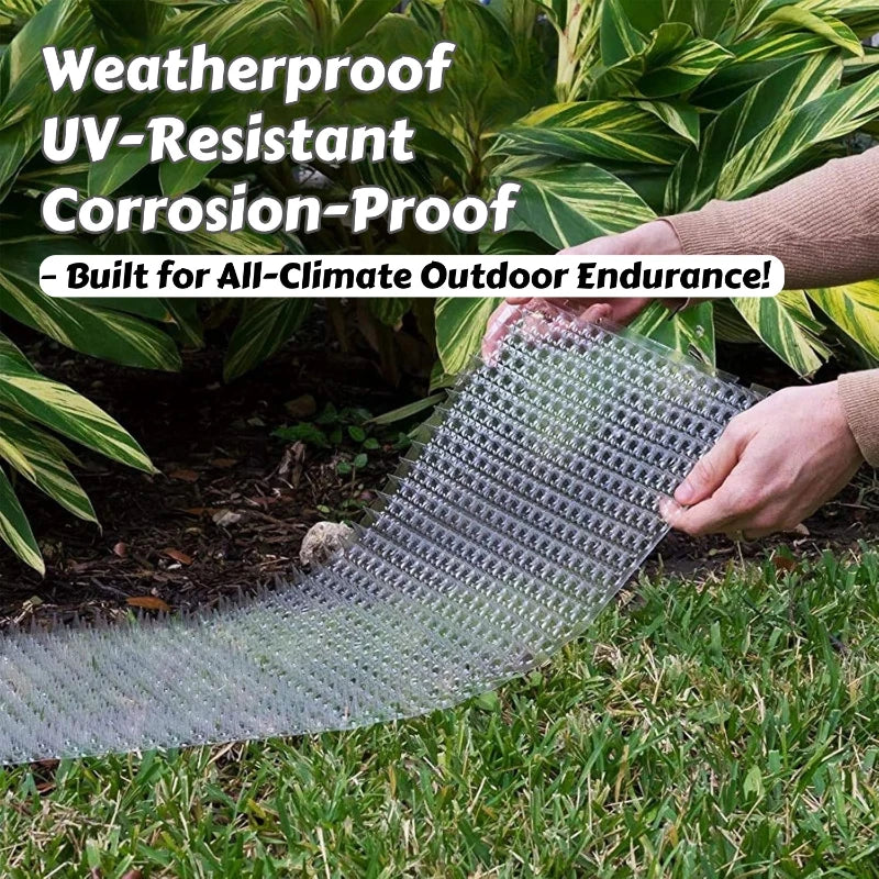 With Prickle Strips Spikes Straps Keep Cat Dog Away Digging Climbing Pet Supply Pad Anti-Cat Dog Mat Protect Plant