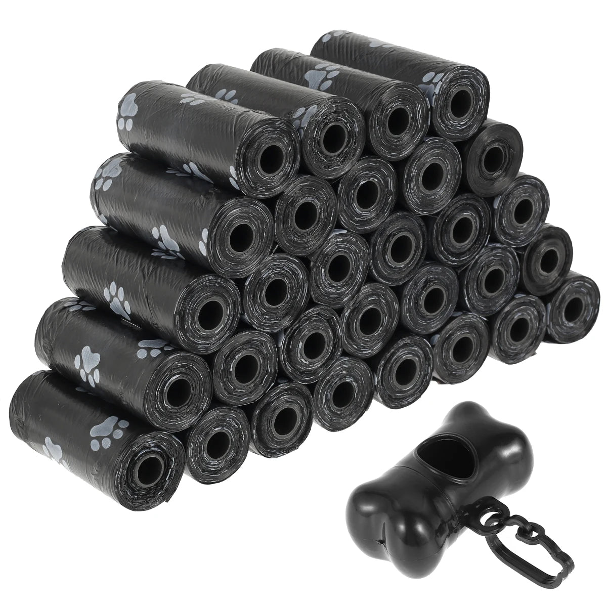 30Roll Dog Poop Bags Disposable Pet Waste Bags Dog Waste Bags Design Pet Poop Clean Pick Up Bone Bag Dispenser Tools