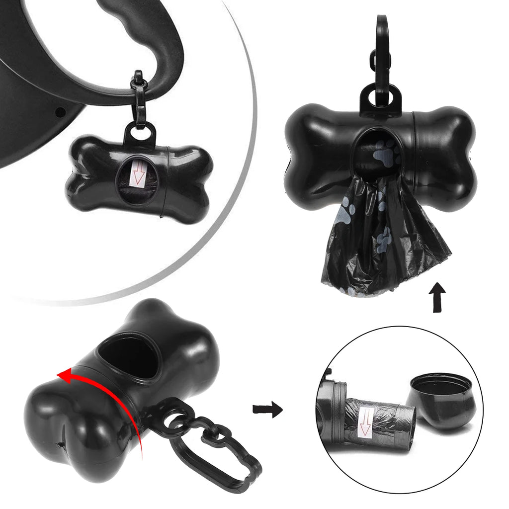 30Roll Dog Poop Bags Disposable Pet Waste Bags Dog Waste Bags Design Pet Poop Clean Pick Up Bone Bag Dispenser Tools
