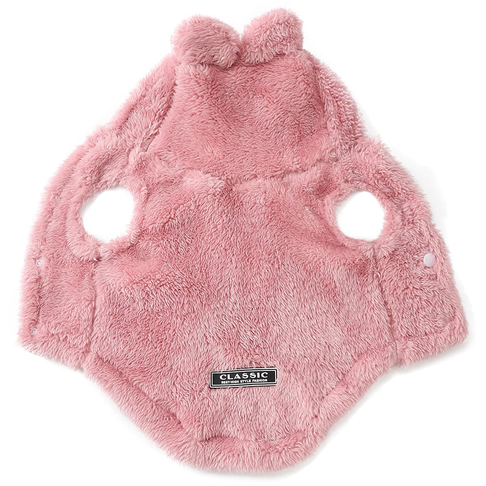 Dog Clothes For Small Medium Dogs Cats Autumn Winter Warm Dog Hooded Clothing Soft Kitten Vest Coat Yorkshire Jacket Pet Outfits