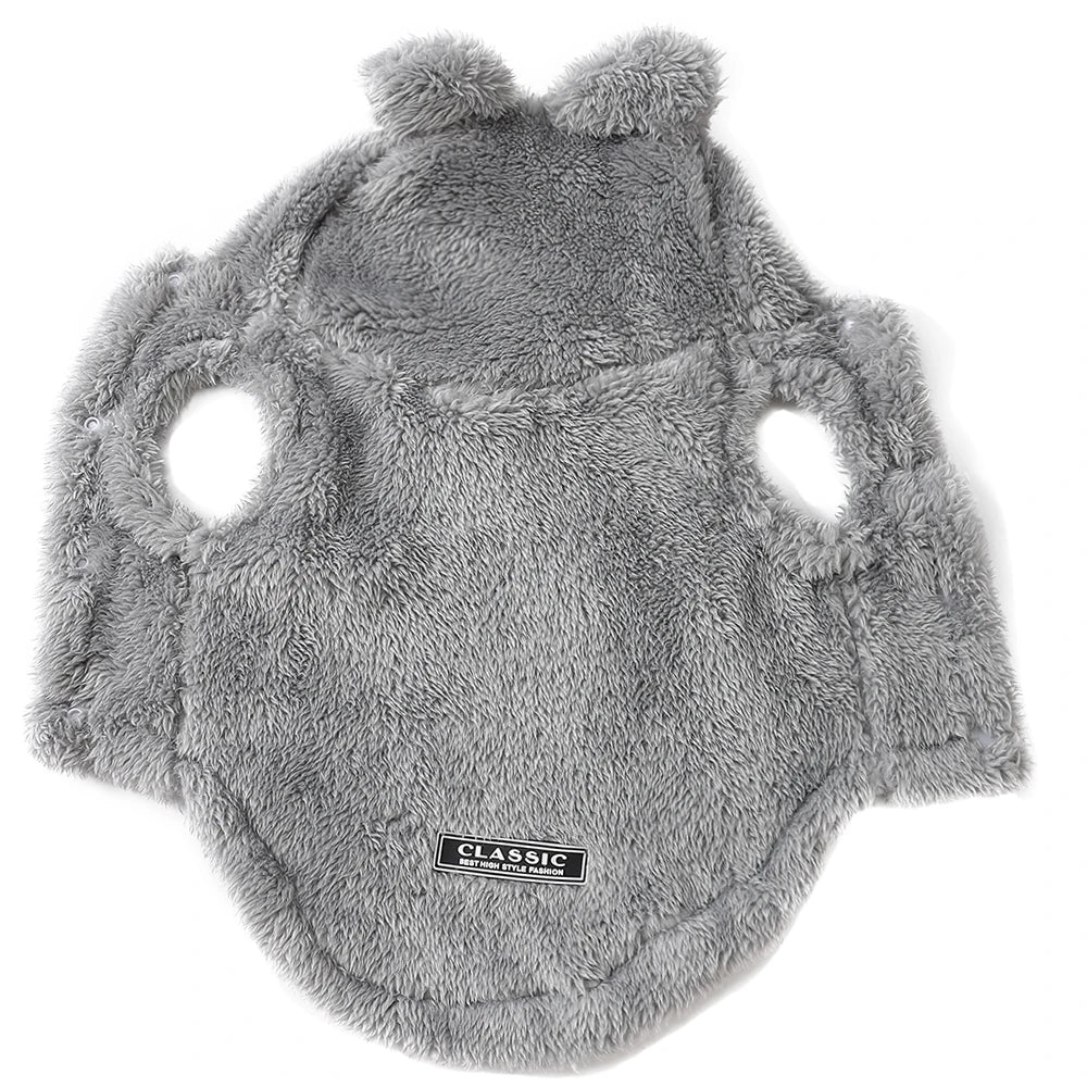 Dog Clothes For Small Medium Dogs Cats Autumn Winter Warm Dog Hooded Clothing Soft Kitten Vest Coat Yorkshire Jacket Pet Outfits