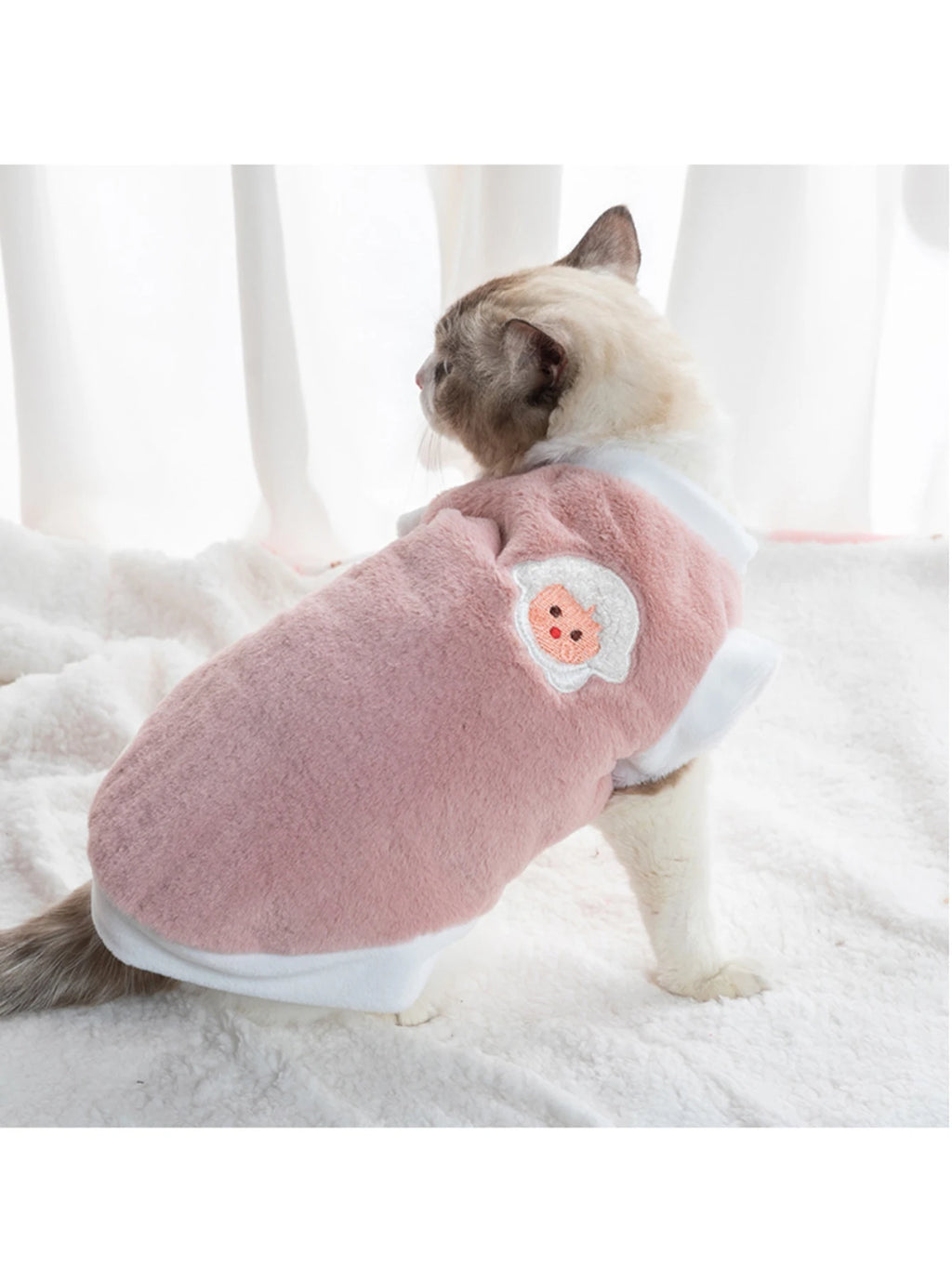 Soft Cat Clothes For Small Medium Dog Cats Pets Warm Kittens Clothes for Winter Kitten Small Kitten Stuff Clothing Vests